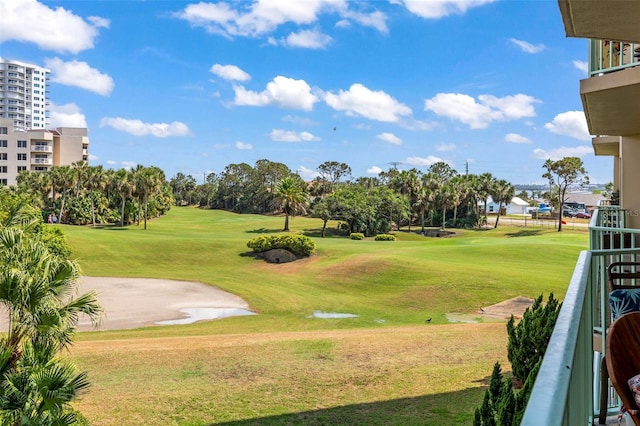 4 Oceans W Blvd Unit 308C, Daytona Beach, FL 32118 - surrounding community with view of golf course and a yard