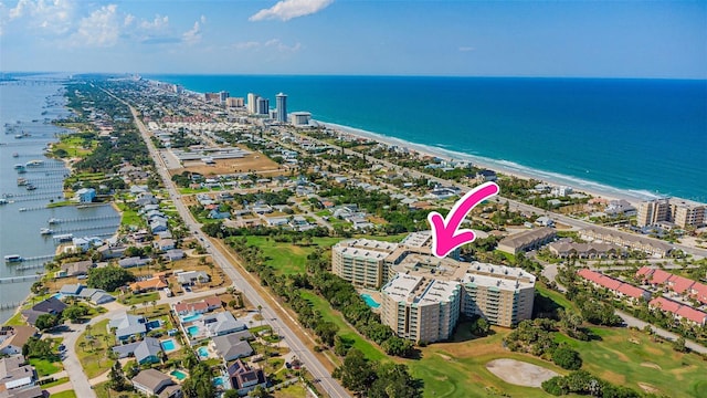 4 Oceans W Blvd Unit 308C, Daytona Beach, FL 32118 - aerial view of property's location with a large body of water