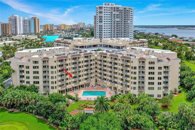 3 Oceans W Blvd Unit 3A7, Daytona Beach Shores, FL 32118 - view of urban area with a pool and apartment complex / building