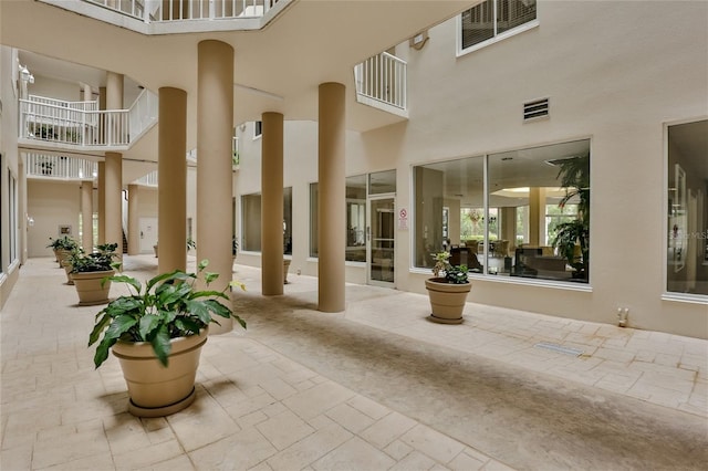 3 Oceans W Blvd Unit 3A7, Daytona Beach Shores, FL 32118 - community lobby featuring a high ceiling