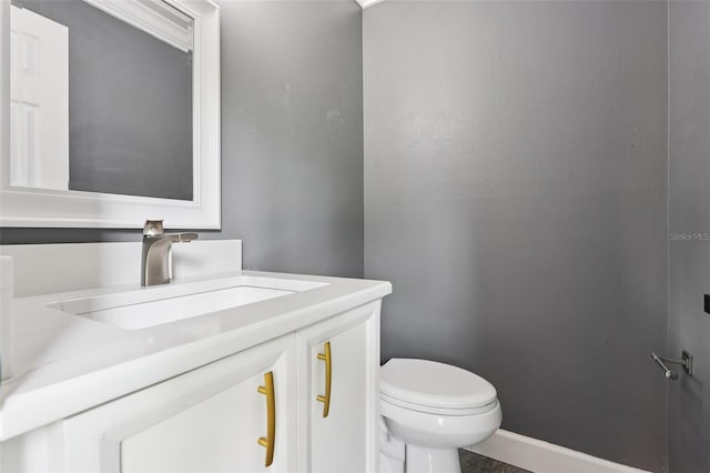 330 Ponce Deleon Blvd, De Leon Springs, FL 32130 - half bathroom featuring vanity and toilet