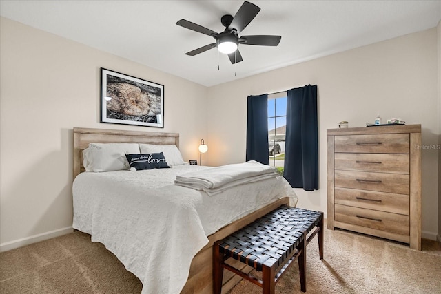 815 Fillmore Ct, Davenport, FL 33837 - carpeted bedroom featuring baseboards and ceiling fan