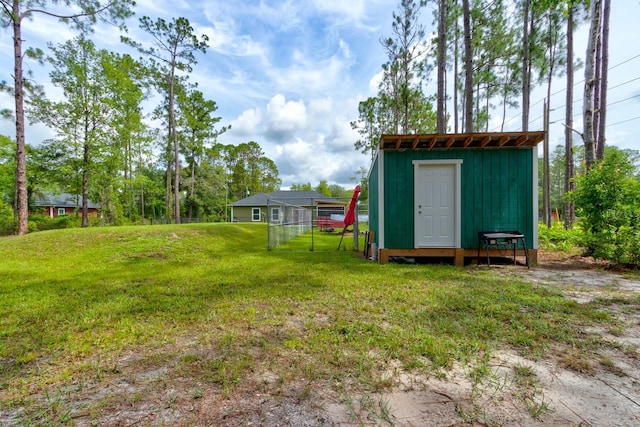 5005 Joseph St, Hastings, FL 32145 - view of yard with a shed