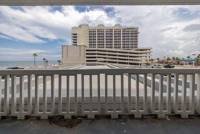 2800 N Atlantic Ave Unit 210, Daytona Beach, FL 32118 - view of patio / terrace with a water view