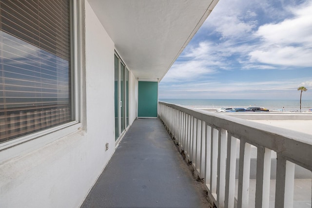 2800 N Atlantic Ave Unit 210, Daytona Beach, FL 32118 - balcony with a water view