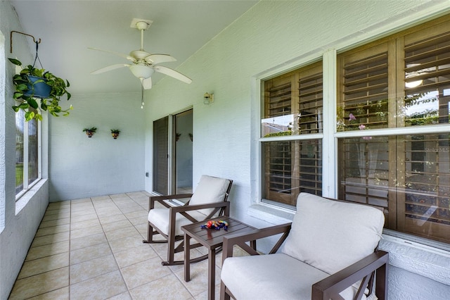 1636 Areca Palm Dr, Port Orange, FL 32128 - view of patio with a ceiling fan
