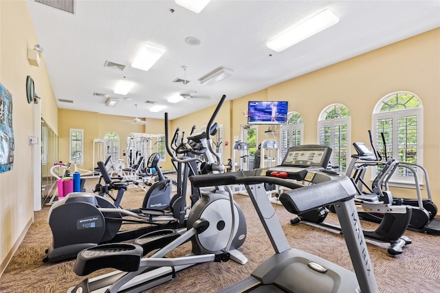 1636 Areca Palm Dr, Port Orange, FL 32128 - gym featuring carpet