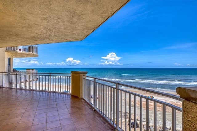 2515 S Atlantic Ave Unit 507, Daytona Beach, FL 32118 - balcony with view of water and beach