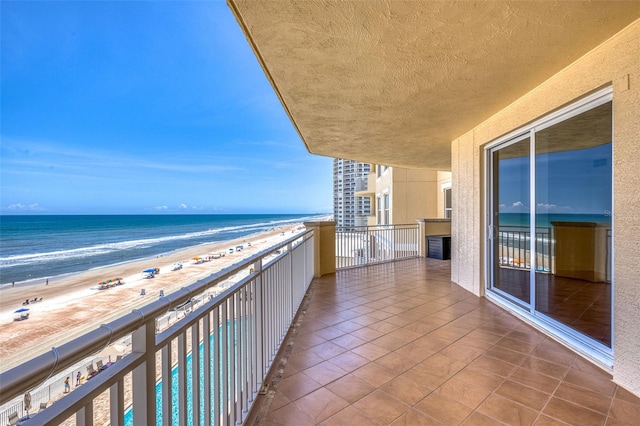 2515 S Atlantic Ave Unit 507, Daytona Beach, FL 32118 - balcony with view of water and beach
