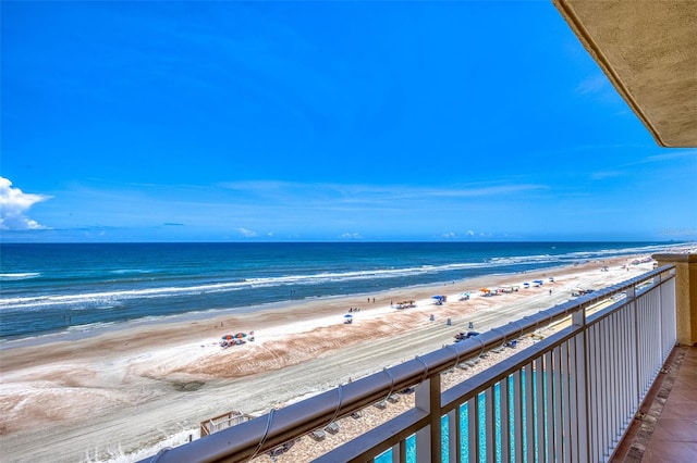 2515 S Atlantic Ave Unit 507, Daytona Beach, FL 32118 - water view featuring nearby beach