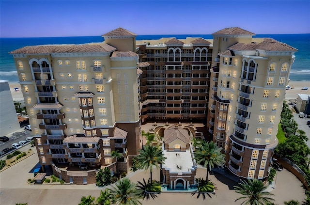 2515 S Atlantic Ave Unit 507, Daytona Beach, FL 32118 - view of apartment building / complex with a water view