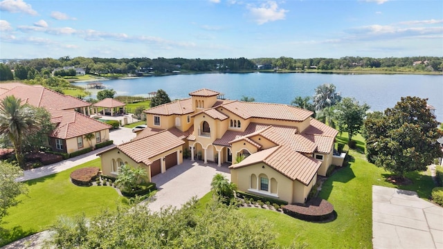 12812 Jacob Grace Ct, Windermere, FL 34786 - view from above of property with a nearby body of water