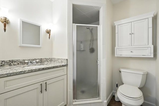 2931 Lantern Dr, South Daytona, FL 32119 - bathroom with vanity and a stall shower