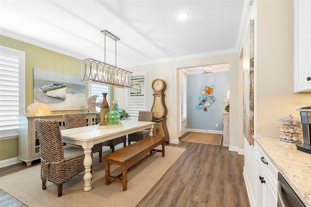 249 Kellet Way, Saint Johns, FL 32259 - dining room with crown molding and wood finished floors