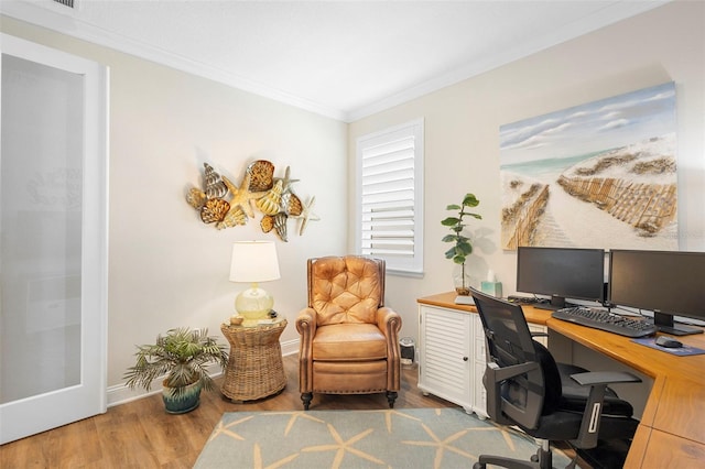 249 Kellet Way, Saint Johns, FL 32259 - office space with ornamental molding and wood finished floors