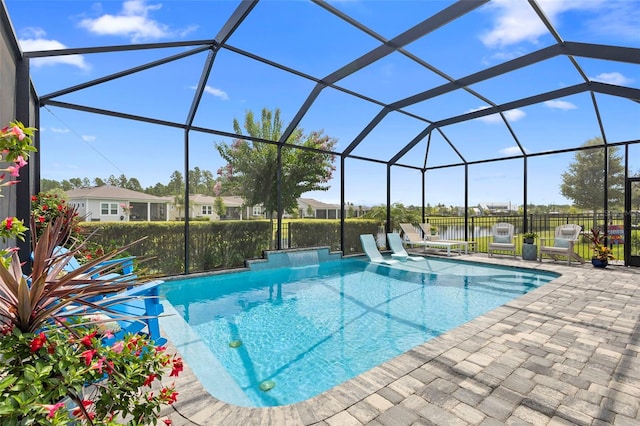 249 Kellet Way, Saint Johns, FL 32259 - view of swimming pool with a patio, a water view, and a lanai
