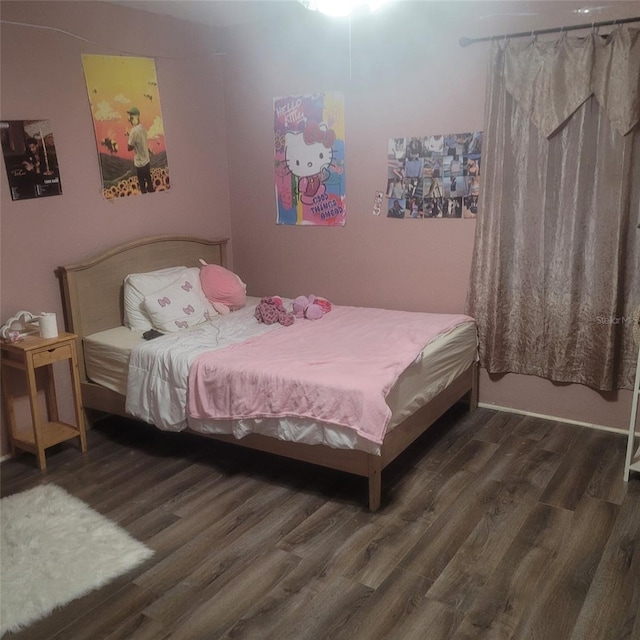 4666 Fir Rd, New Smyrna Beach, FL 32168 - bedroom featuring wood finished floors