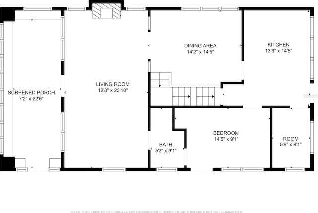 200 N St, Daytona Beach, FL 32114 - view of floor plan / room layout