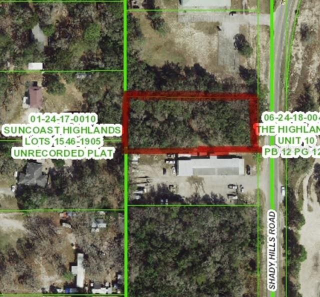 0000 Shady Hls, Spring Hill FL, 34610 land for sale