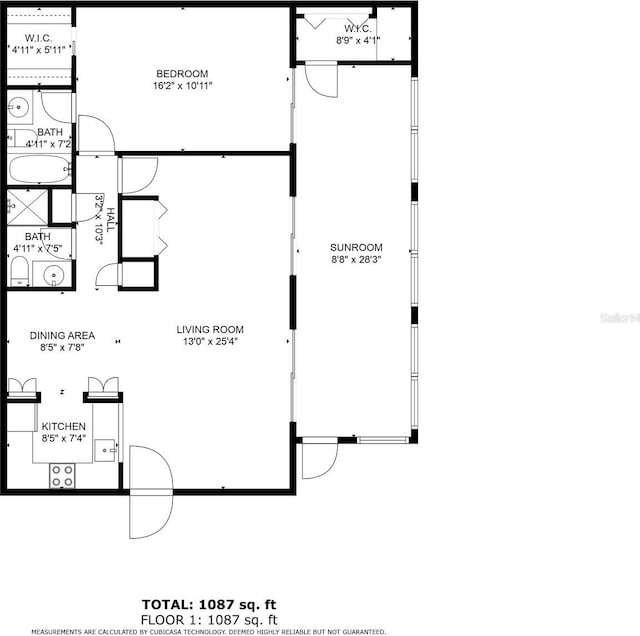 5108 Amulet Dr Unit 206, New Port Richey, FL 34652 - floor plan