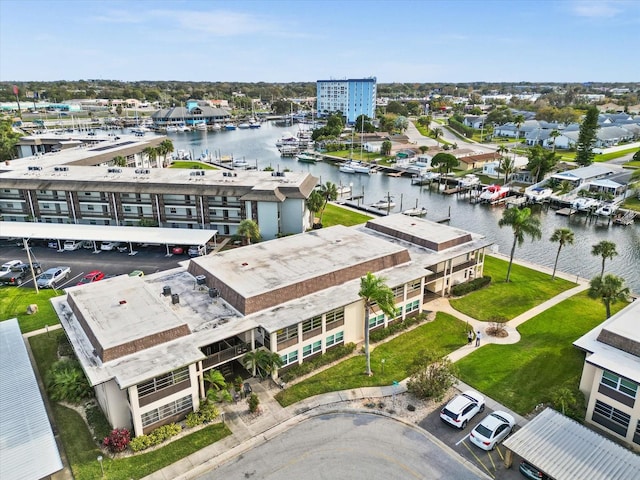 5108 Amulet Dr Unit 206, New Port Richey, FL 34652 - aerial view with a water view
