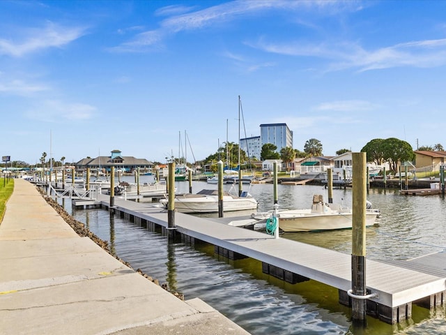 5108 Amulet Dr Unit 206, New Port Richey, FL 34652 - dock area with a water view
