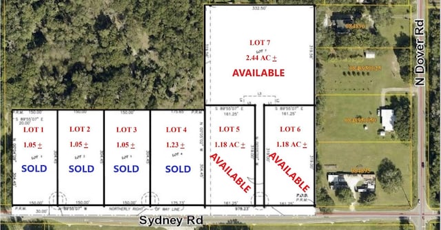 Sydney Rd, Dover FL, 33527 land for sale