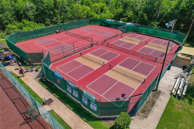 view of tennis court