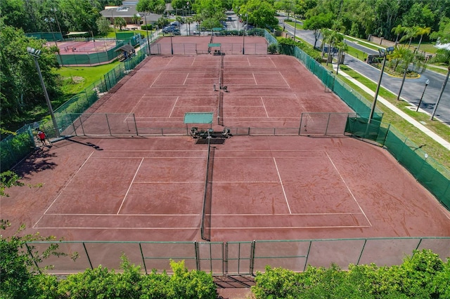 view of sport court