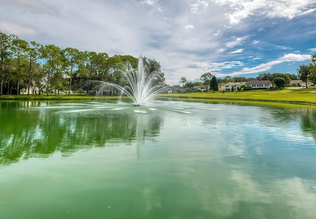 view of water feature