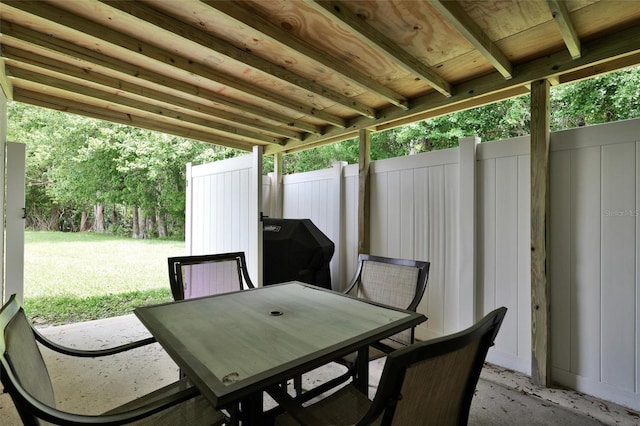 view of patio