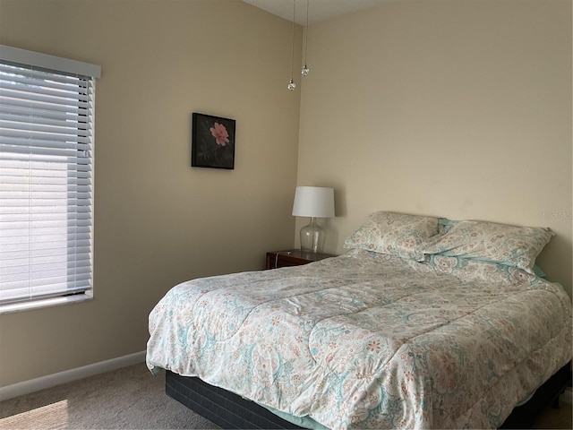 bedroom with carpet flooring