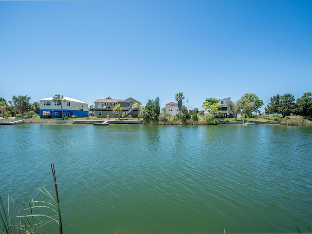 view of property view of water