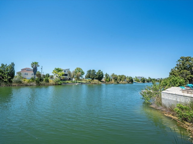 view of water feature