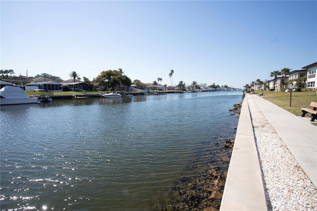 property view of water