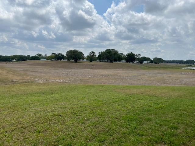 view of yard featuring a rural view