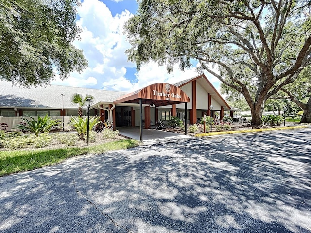 view of front of home