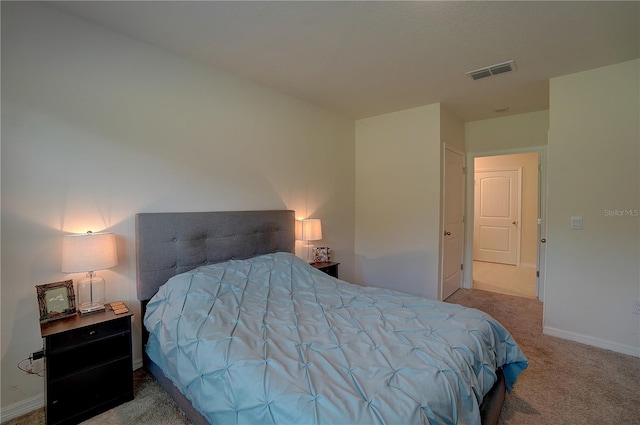 bedroom featuring carpet flooring