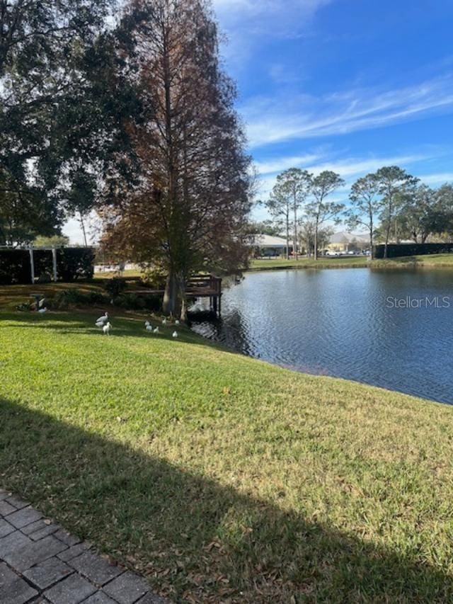 property view of water