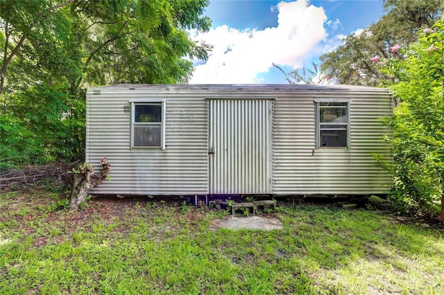 view of outbuilding