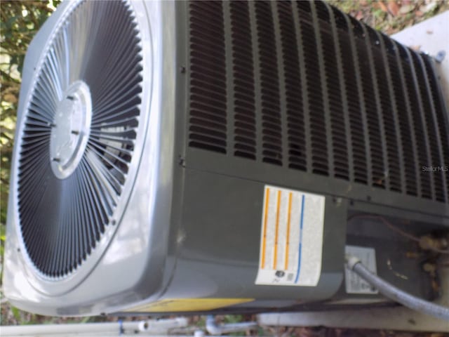 exterior details featuring central AC unit