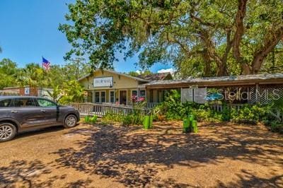 view of single story home