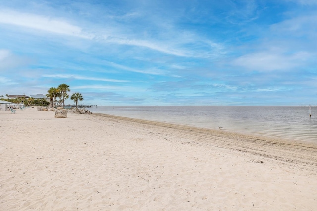 water view featuring a view of the beach