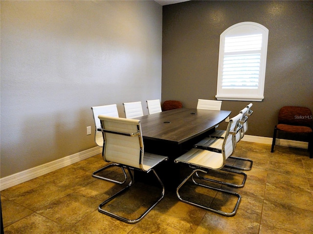 dining area with baseboards