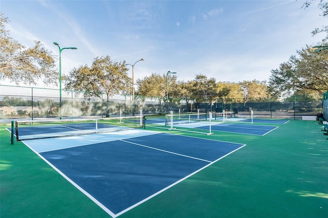 view of sport court