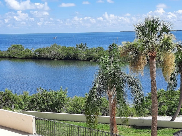 view of water feature