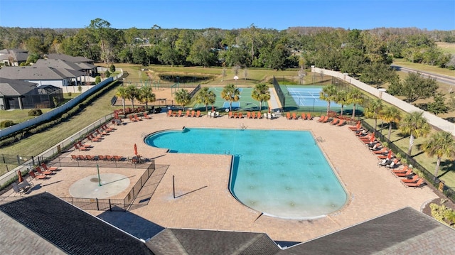 view of pool