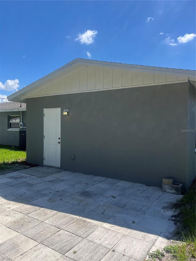 exterior space featuring a patio