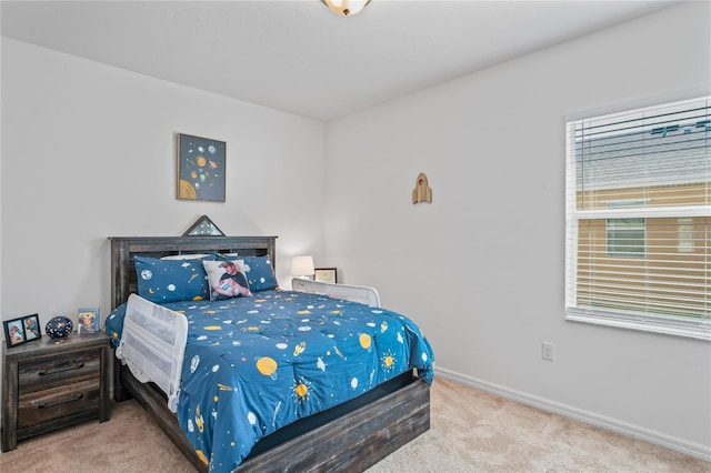 bedroom featuring carpet floors