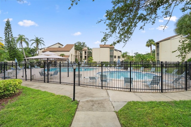 view of pool